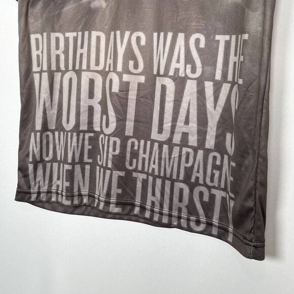 Notorious BIG Biggie Smalls Thug Ave All Over Print T-Shirt M - Picture 6 of 6